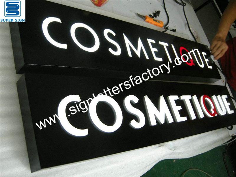 led letter sign | custom LED lightbox sign